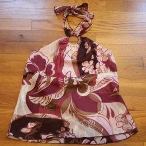 Floral Y2K Halter Top